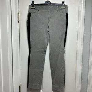 Banana Republic Gray and Black Curvy Fit Pants